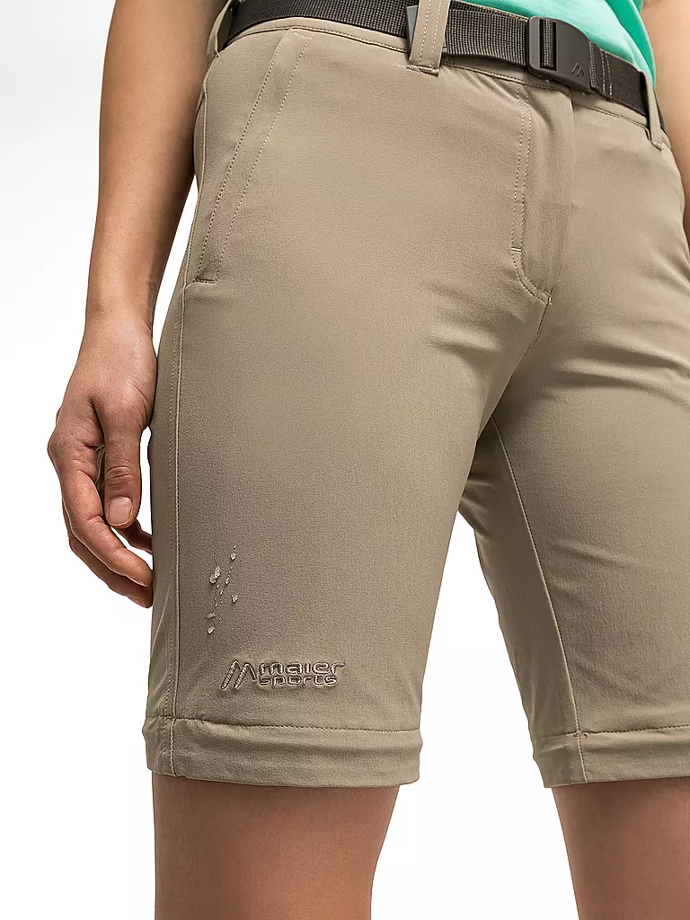MAIER SPORTS | Pantalon de randonnée femme Nata2 ZipOff | Beige