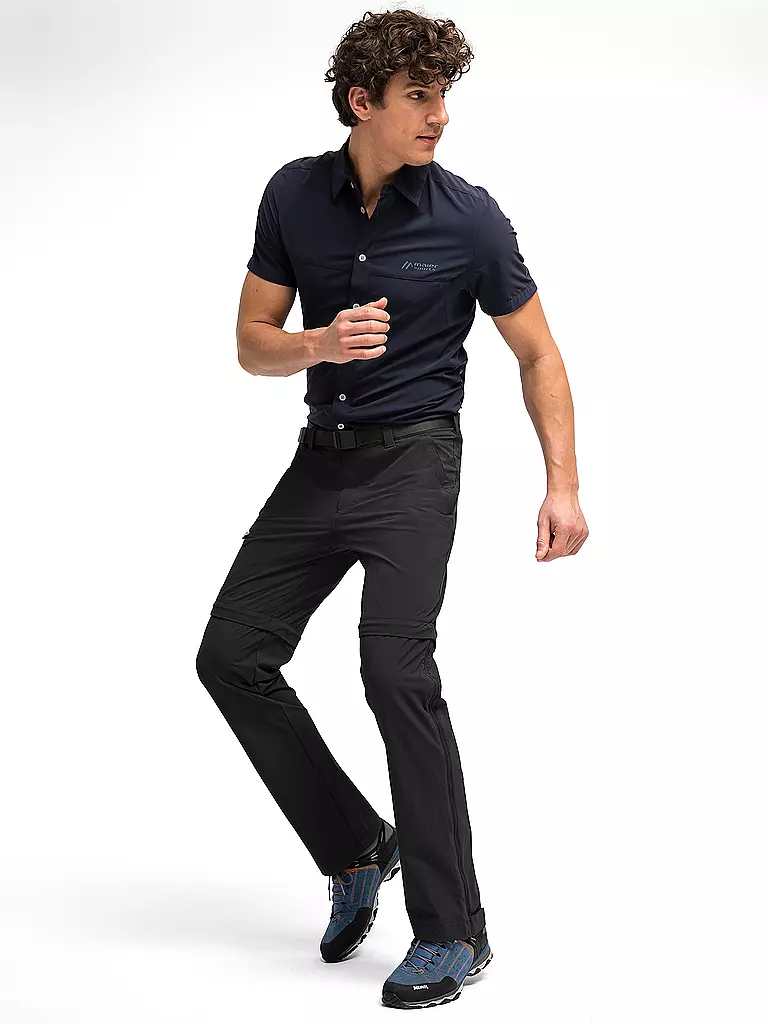 MAIER SPORTS | Pantalon de randonnée transformable Tajo T pour hommes | Noir