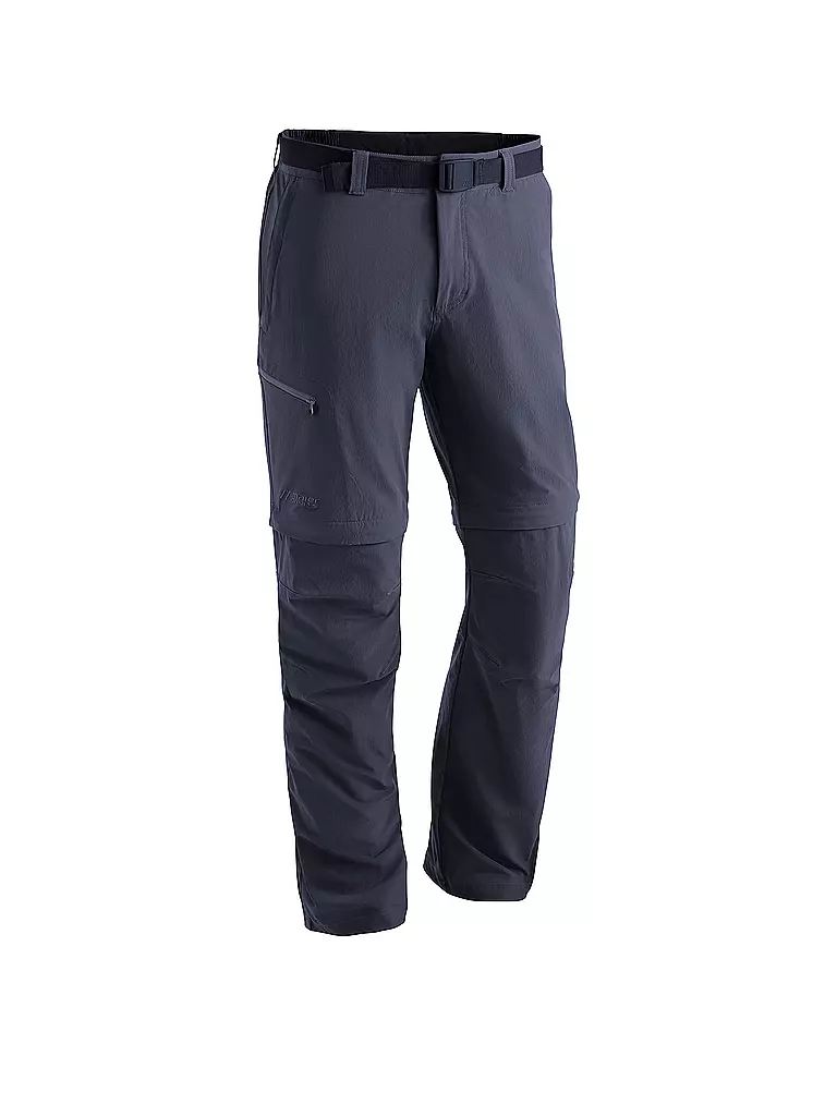 MAIER SPORTS | Pantalon de randonnée zippé Tajo2 pour hommes | Bleu foncé