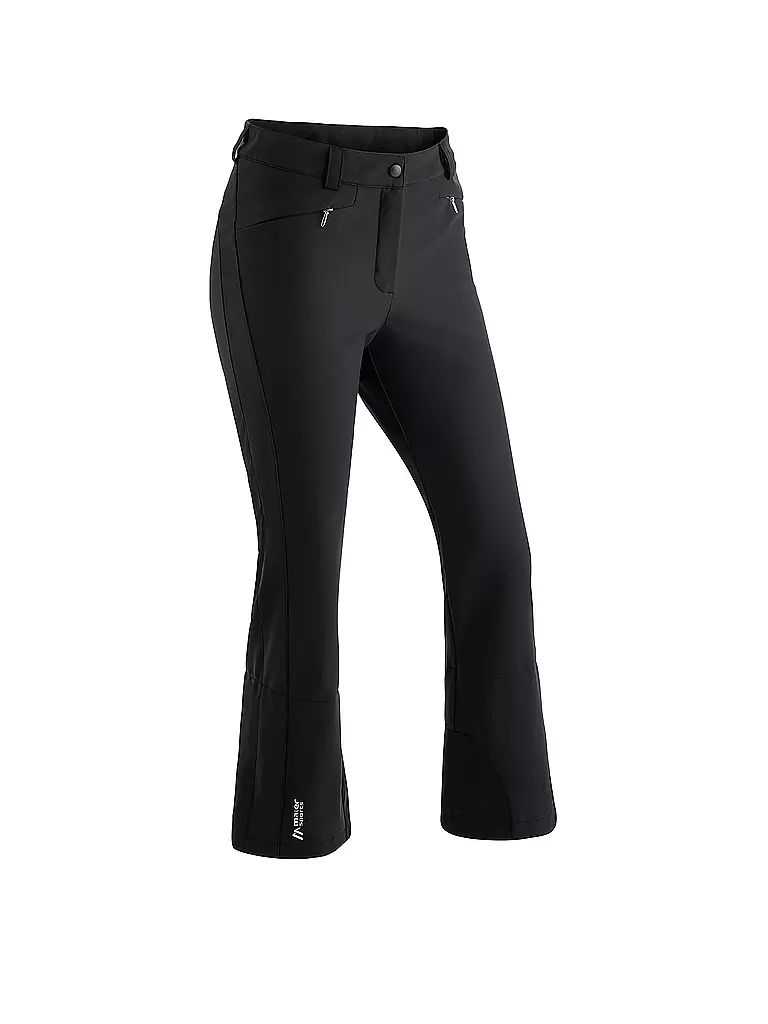 MAIER SPORTS | Pantalon de ski softshell femme Mary | Noir