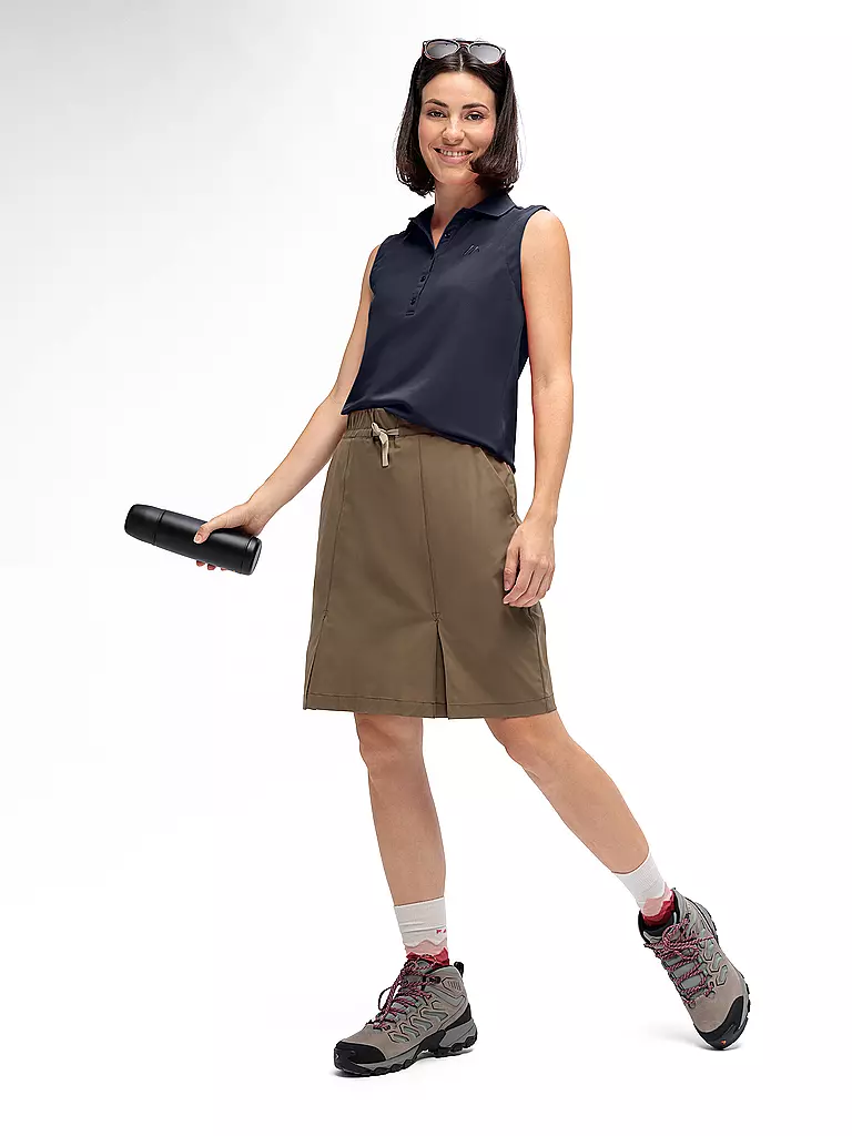 MAIER SPORTS | Polo fonctionnel femme Ulrike | Bleu foncé
