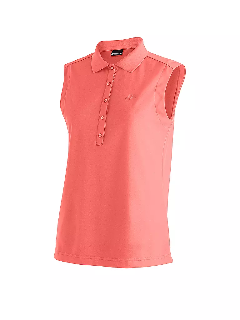 MAIER SPORTS | Polo fonctionnel pour femmes Ulrike | Corail