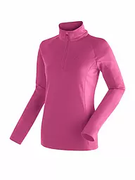 MAIER SPORTS | Sous-pull zippé Eva pour femmes | Rose vif