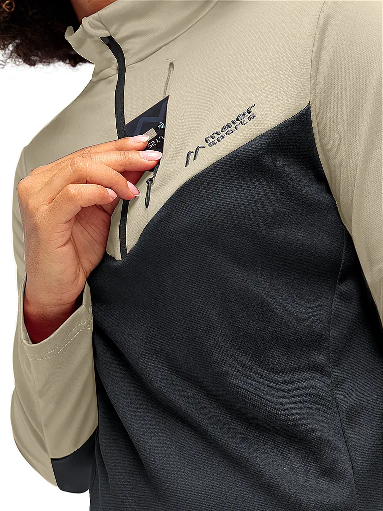 MAIER SPORTS | Sous-pull zippé pour femme Evii | 