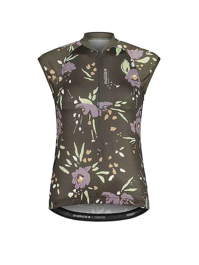 MALOJA | Maillot de cyclisme pour femmes VilsaM. | Vert foncé