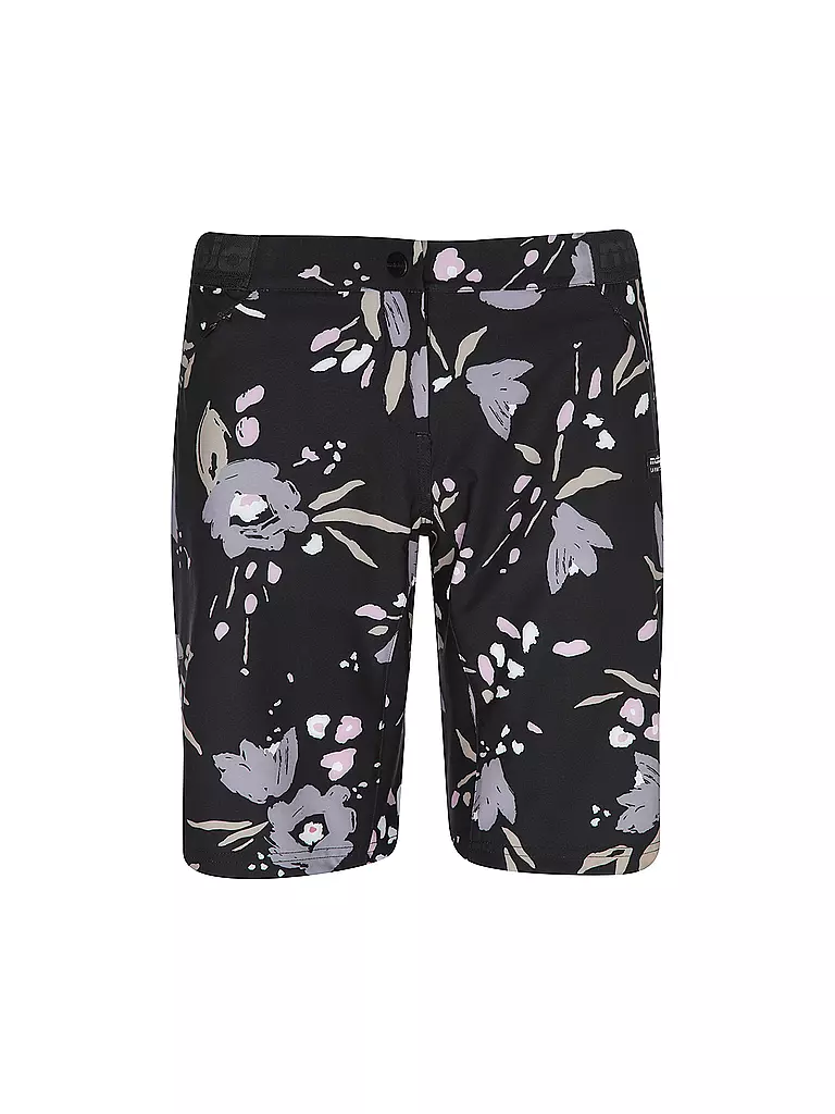 MALOJA | Short de cyclisme pour femmes AnemonaM. Imprimé | Noir