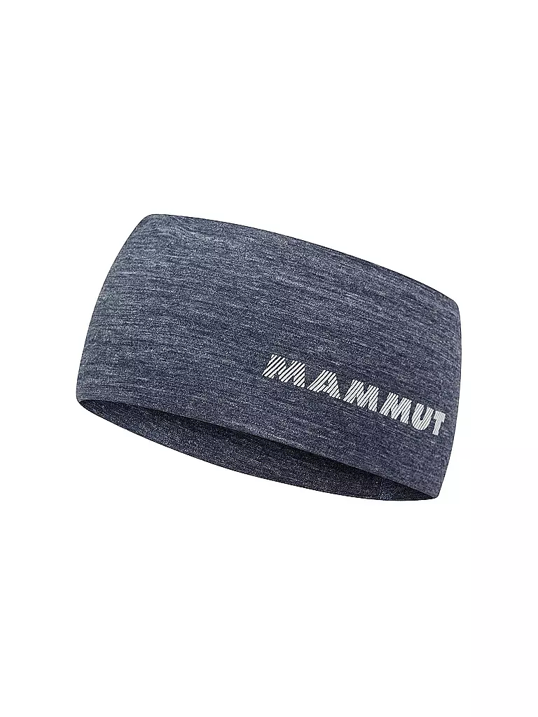 MAMMUT | Bandeau Tree Wool | Bleu foncé