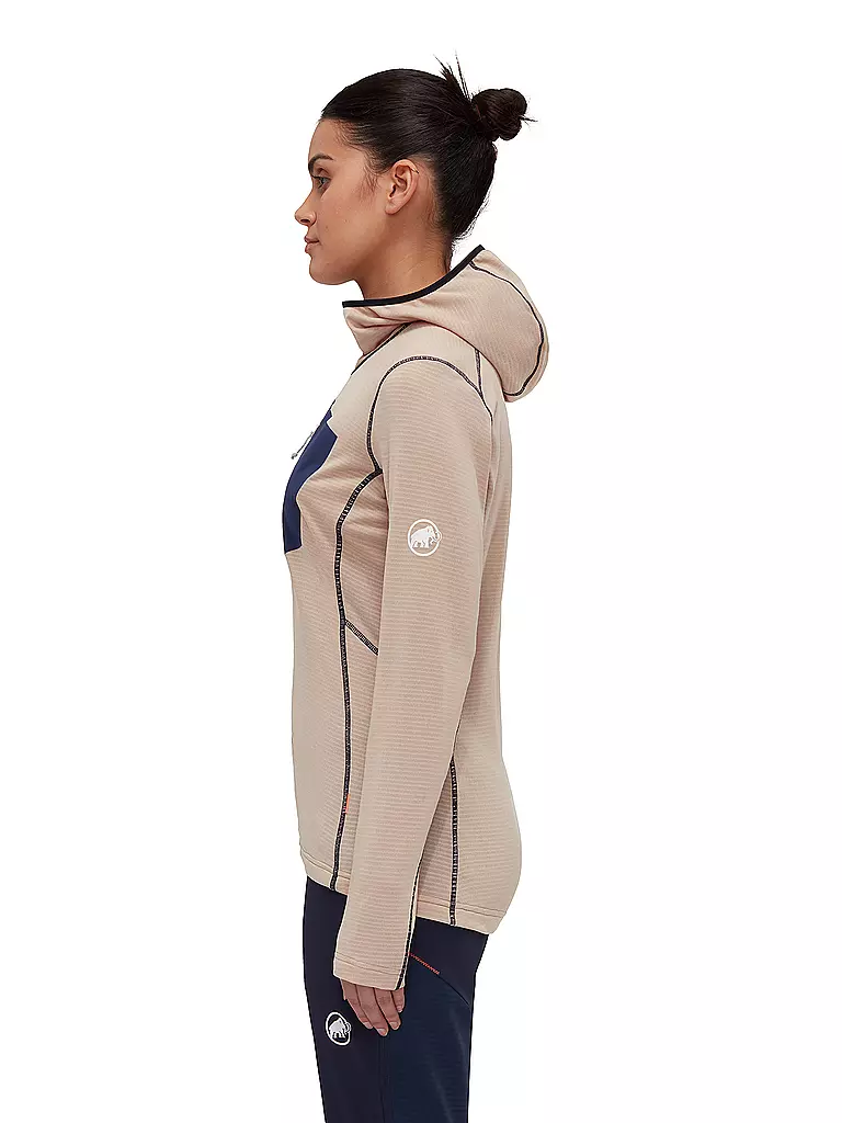MAMMUT | Damen Fleecejacke Aenergy Light Polartec Hoodie | Bleu foncé