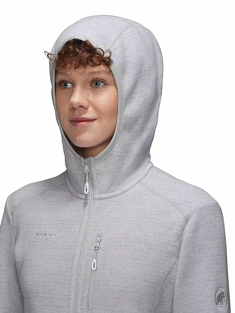MAMMUT | Damen Fleecejacke Arctic IV Hoodie | Gris clair