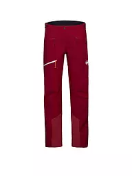 MAMMUT | Damen Touren Softshellhose Taiss Guide mit Schneegamasche | Rouge foncé