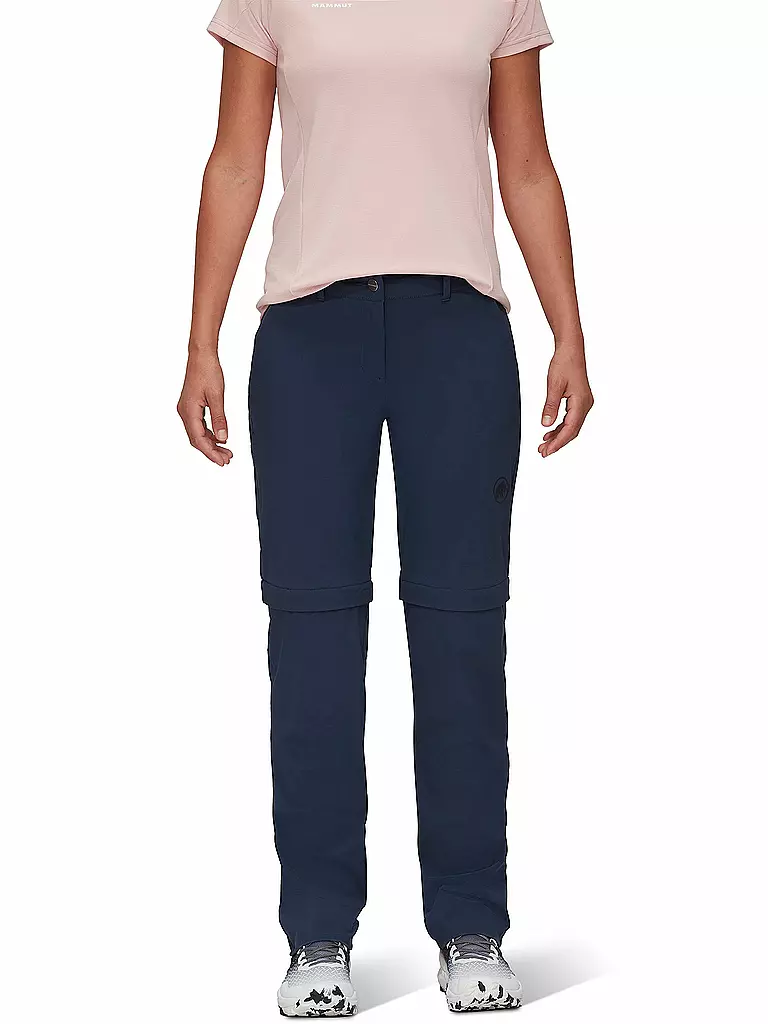MAMMUT | Damen Wanderhose Runbold Zip Off | Bleu foncé