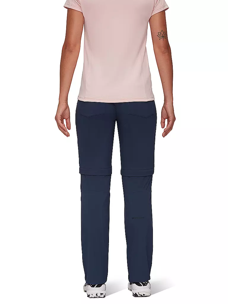 MAMMUT | Damen Wanderhose Runbold Zip Off | Bleu foncé