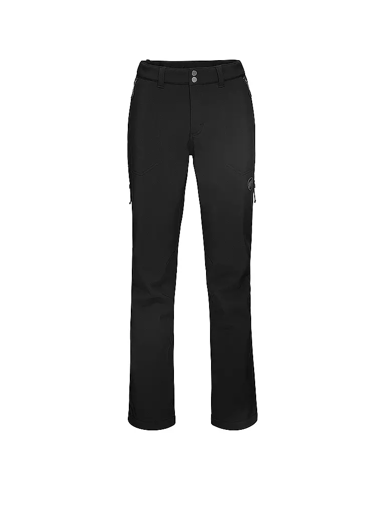 MAMMUT | Herren Softshell Wanderhose Rundbold Winter | Noir