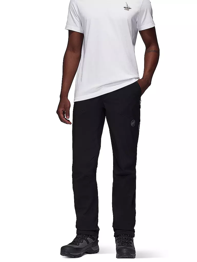 MAMMUT | Herren Softshell Wanderhose Rundbold Winter | Noir