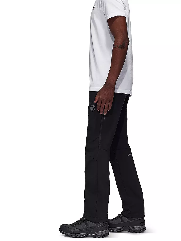 MAMMUT | Herren Softshell Wanderhose Rundbold Winter | Noir