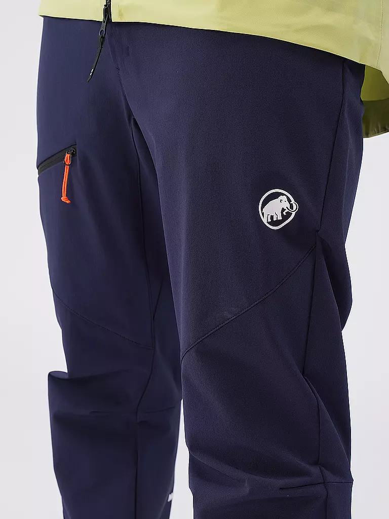 MAMMUT | Herren Softshellhose Taiss | Bleu foncé