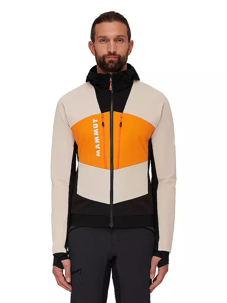 MAMMUT | Herren Touren Softshelljacke Aenergy Hybrid Hoodie | Or