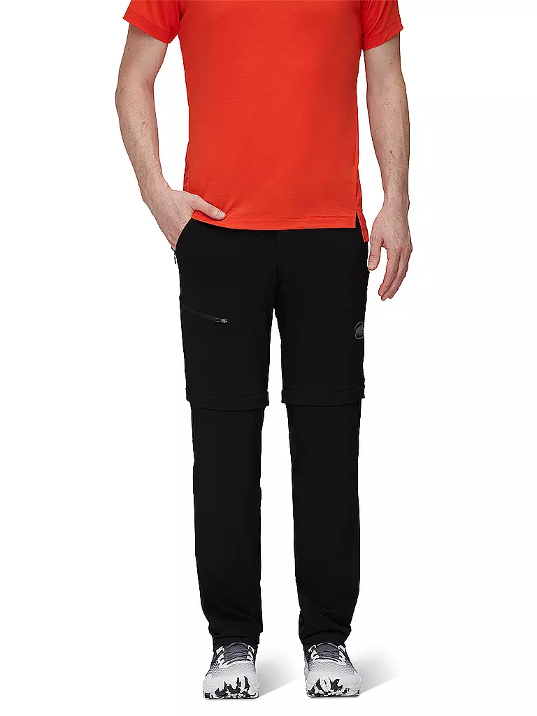 MAMMUT | Herren Wanderhose Runbold ZipOff  | Noir
