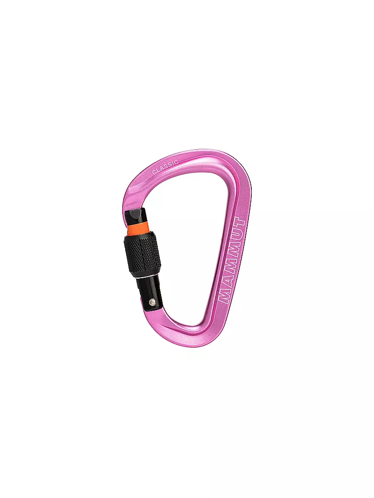 MAMMUT | Karabiner Classic HMS Screwgate | Rose vif