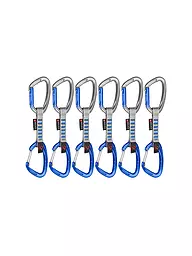 MAMMUT | Pack de 6 dégaines Crag Keylock Wire 10 cm Indicator | Argent