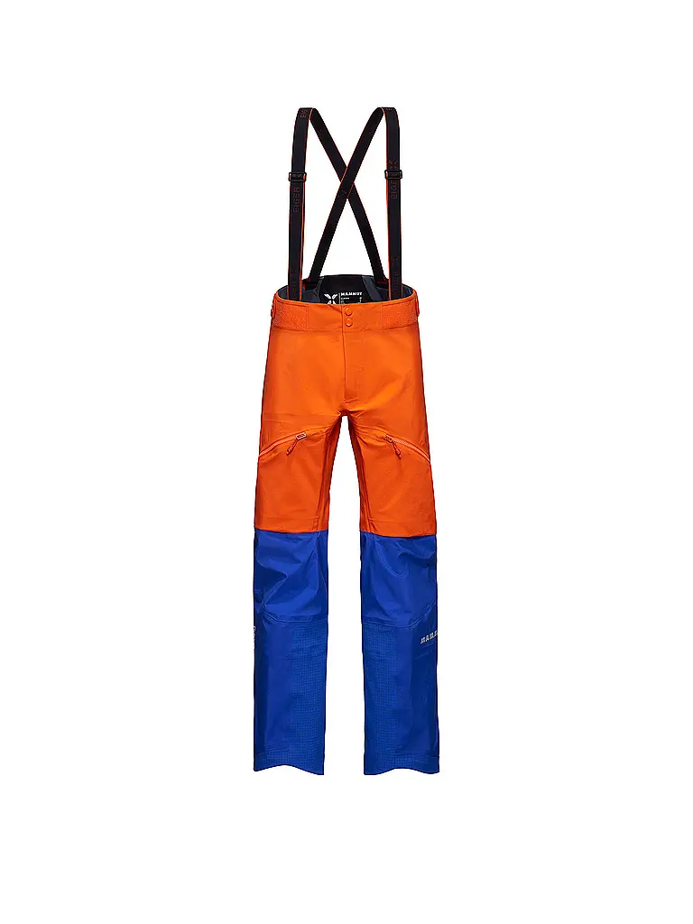 MAMMUT | Pantalon de randonnée homme Eiger Nordwand Pro 3L GTX HS avec bretelles | Orange
