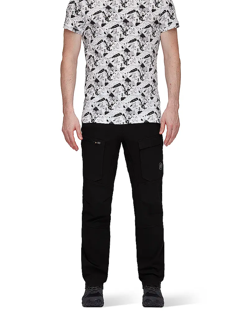 MAMMUT | Pantalon de randonnée hybride Zinal pour homme | Noir