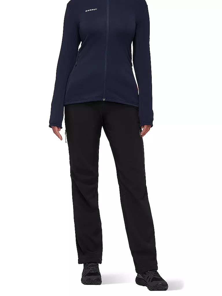 MAMMUT | Pantalon de randonnée softshell femme Rundbold Hiver | Noir