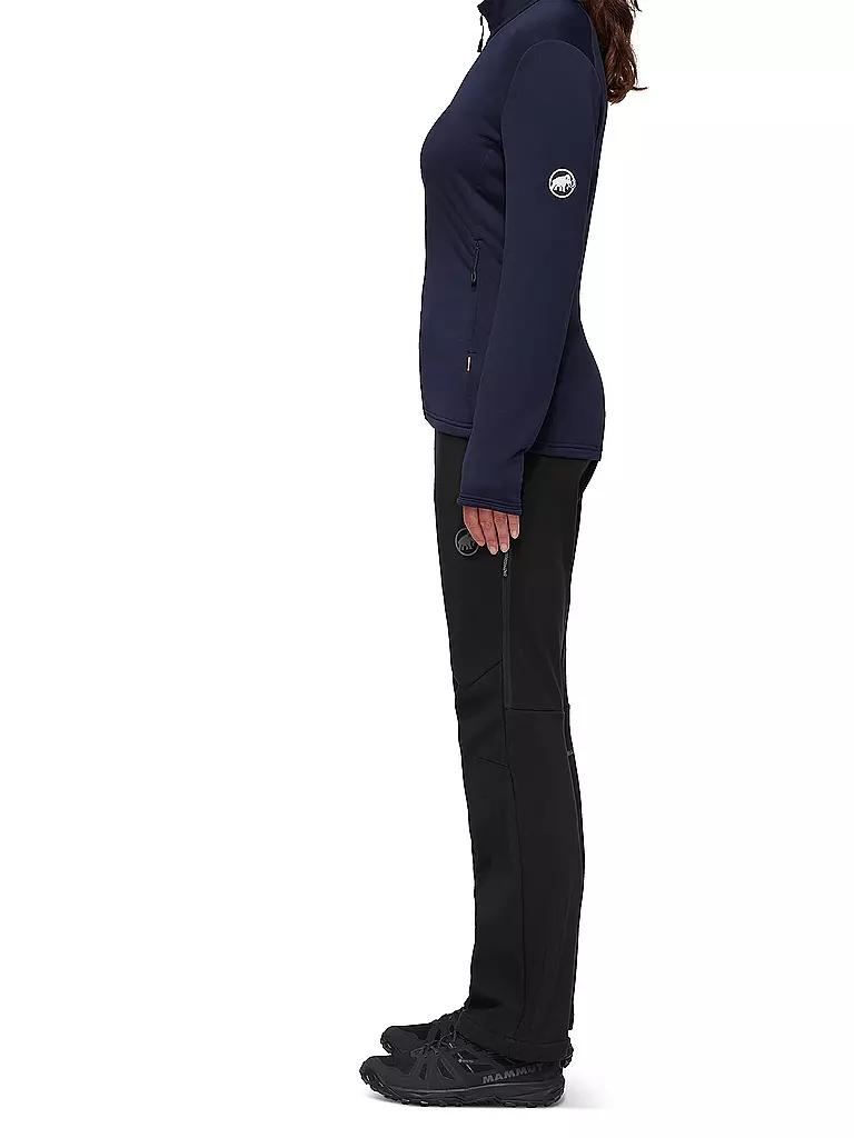 MAMMUT | Pantalon de randonnée softshell femme Rundbold Hiver | Noir