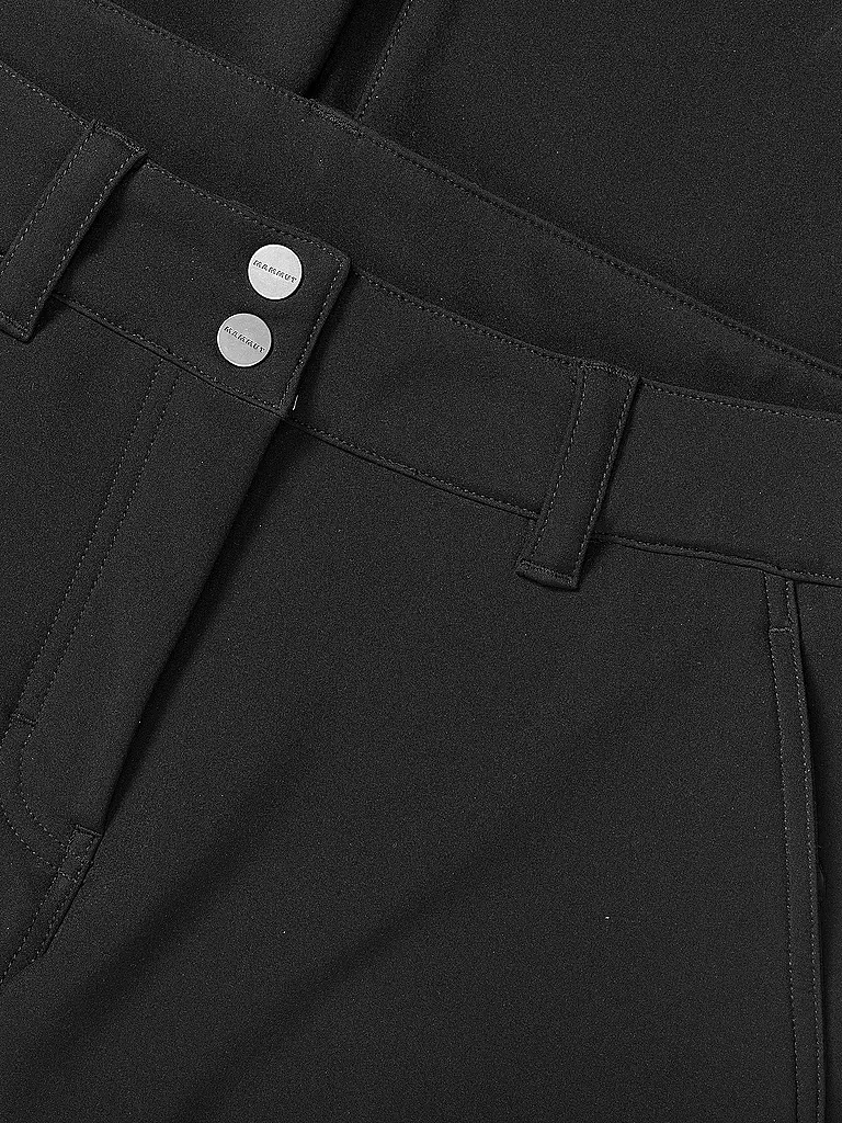 MAMMUT | Pantalon de randonnée softshell femme Rundbold Hiver | Noir