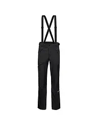 MAMMUT | Pantalon de randonnée softshell pour homme Eiger Nordwand Pro avec bretelles | Noir