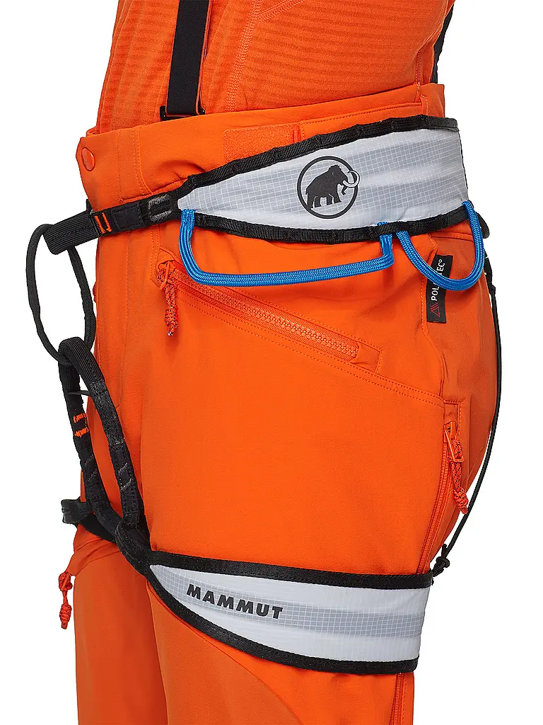 MAMMUT | Pantalon de randonnée softshell pour homme Eiger Nordwand Pro avec bretelles |