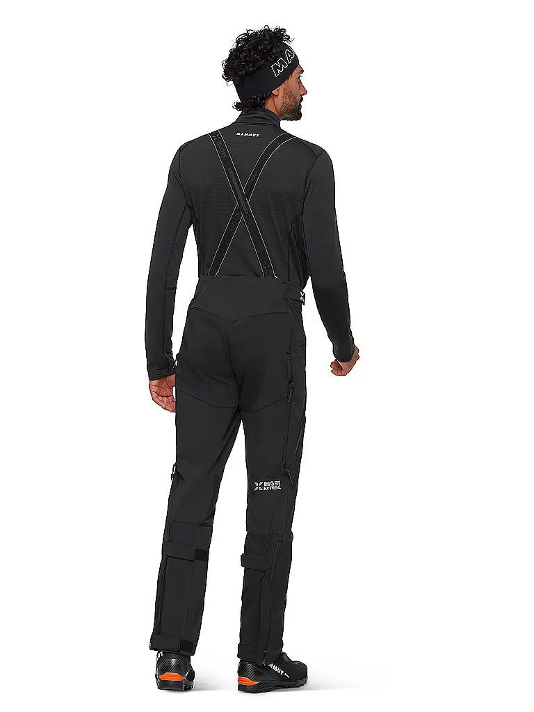 MAMMUT | Pantalon de randonnée softshell pour homme Eiger Nordwand Pro avec bretelles |