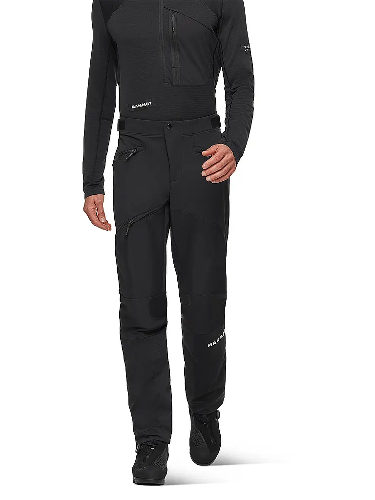 MAMMUT | Pantalon de randonnée softshell pour homme Eiger Nordwand Pro avec bretelles |