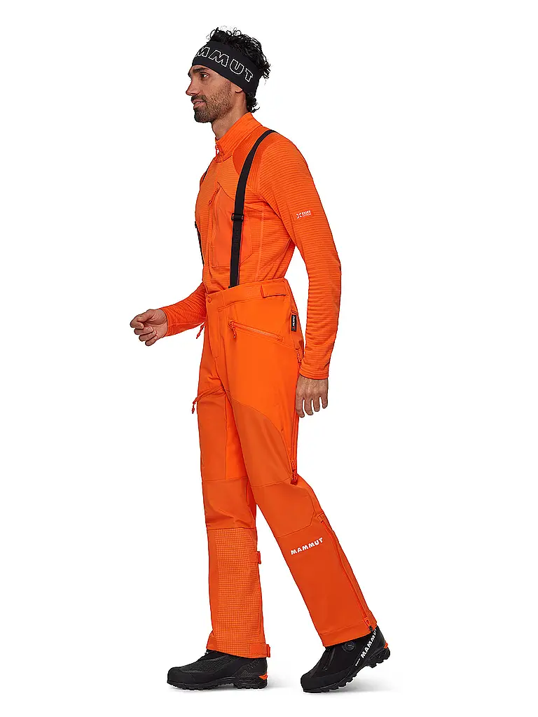 MAMMUT | Pantalon de randonnée softshell pour homme Eiger Nordwand Pro avec bretelles |