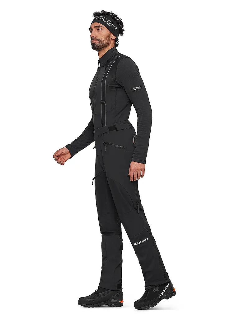 MAMMUT | Pantalon de randonnée softshell pour homme Eiger Nordwand Pro avec bretelles |
