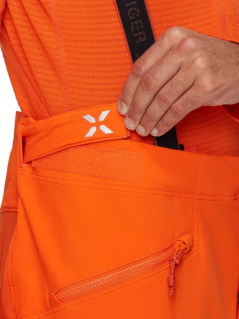 MAMMUT | Pantalon de randonnée softshell pour homme Eiger Nordwand Pro avec bretelles |