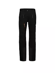 MAMMUT | Pantalon softshell de randonnée pour femmes Taiss Guide avec guêtres pare-neige | Noir
