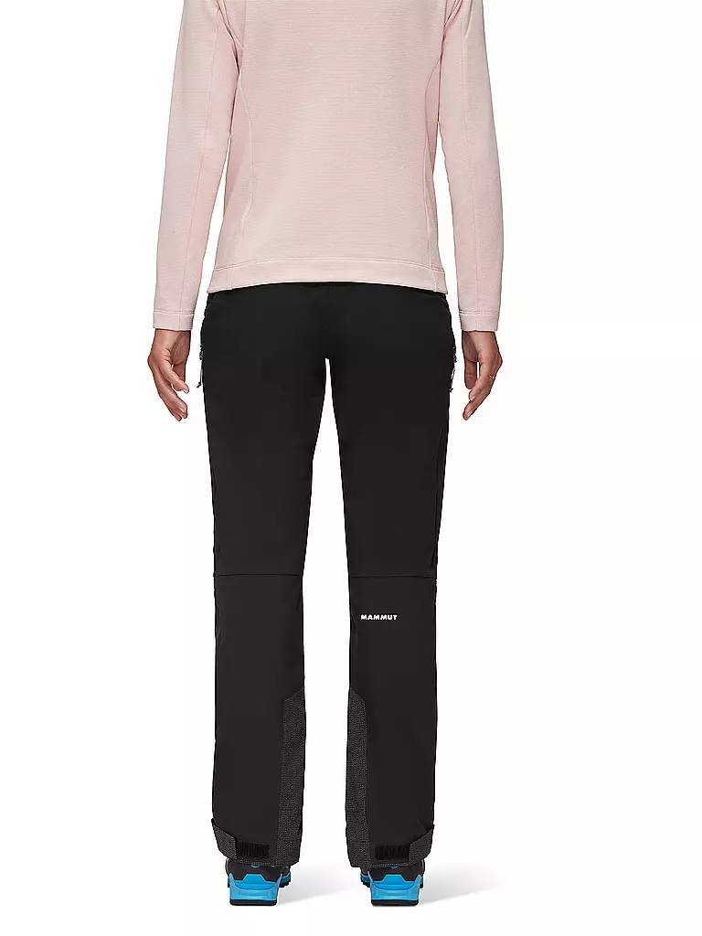 MAMMUT | Pantalon softshell de randonnée pour femmes Taiss Guide avec guêtres pare-neige |