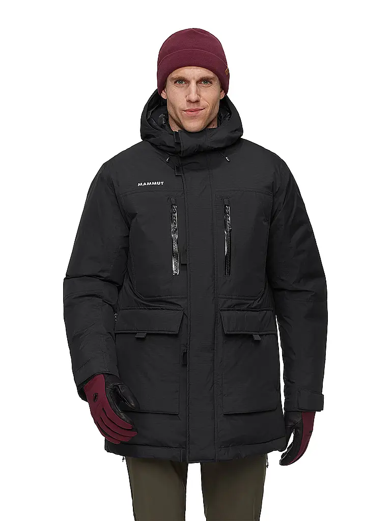 MAMMUT | Parka d'hiver isolé à capuche Arctic IN pour homme | Noir