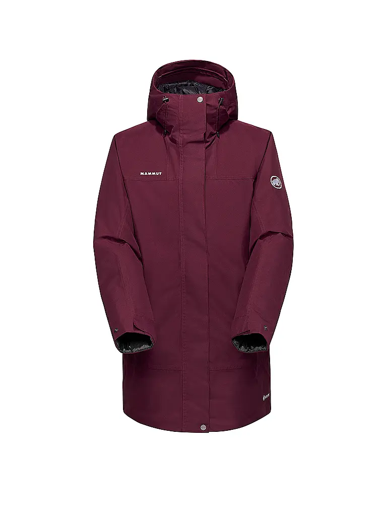 MAMMUT | Parka d'hiver pour femme Treeline HS Thermo à capuche | Rouge foncé