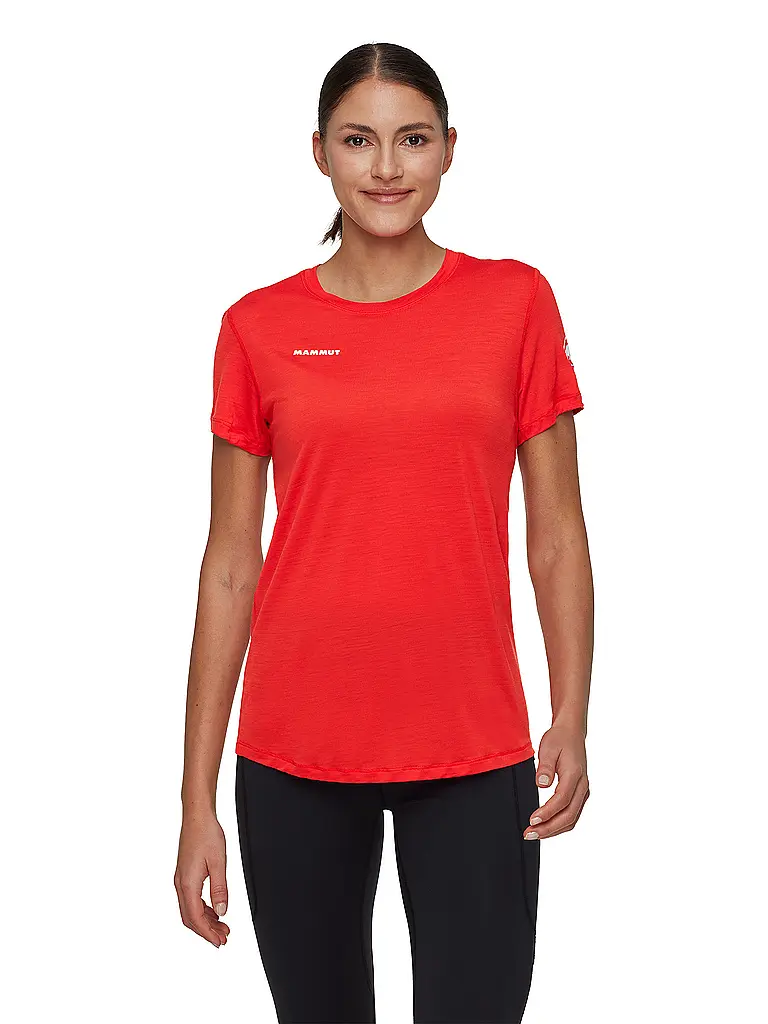 MAMMUT | T-shirt de sport pour femmes Tree Wool | Rouge