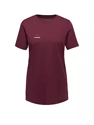 MAMMUT | T-shirt fonctionnel femme Tree Wool | Rouge foncé