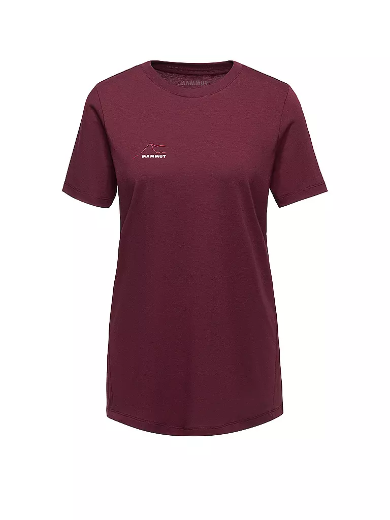 MAMMUT | T-shirt fonctionnel femme Tree Wool | Rouge foncé