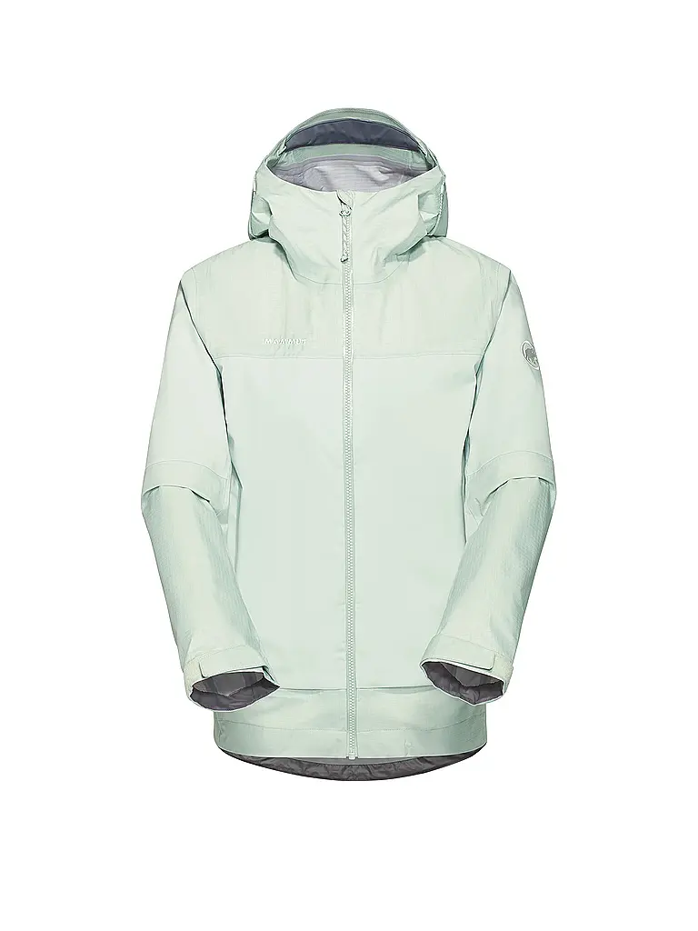 MAMMUT | Veste de randonnée à capuche Ducan Guide HS pour femmes | Vert clair