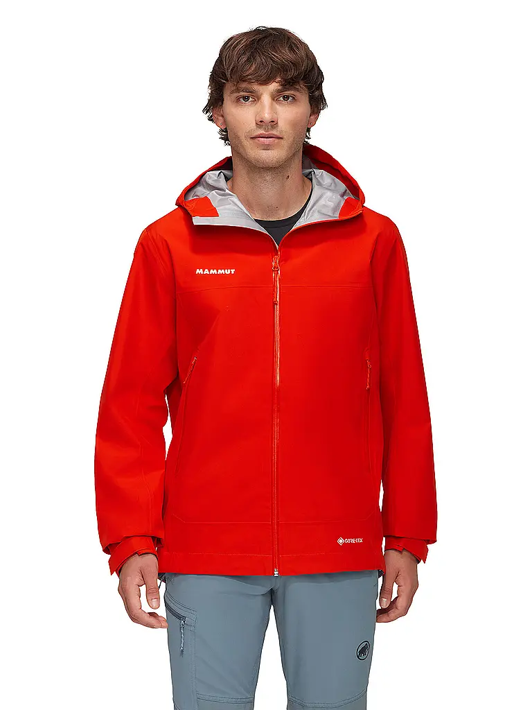 MAMMUT | Veste de randonnée homme Crater Light 3L GTX à capuche | Rouge