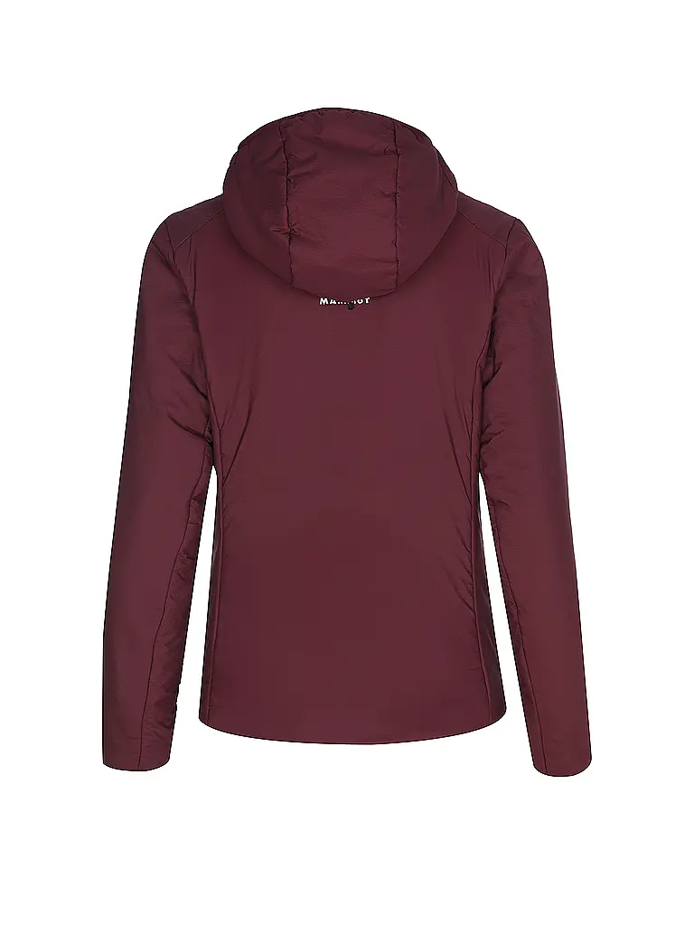 MAMMUT | Veste isolante à capuche Rime pour femmes | Rouge foncé