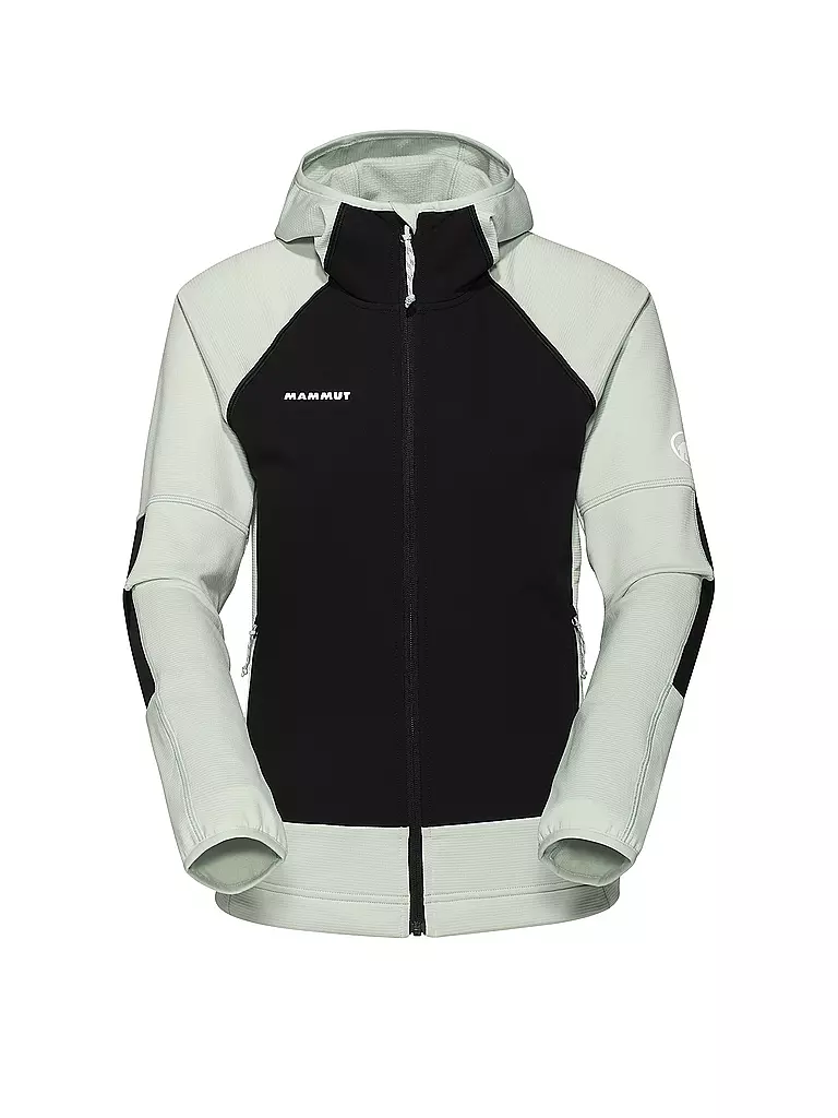 MAMMUT | Veste polaire à capuche Massone pour femmes | Vert clair