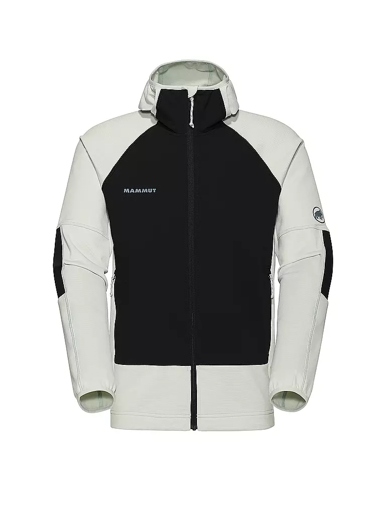 MAMMUT | Veste polaire à capuche Massone pour hommes | Vert clair