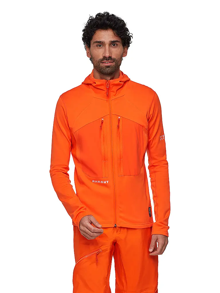 MAMMUT | Veste polaire homme Eiger Nordwand Advanced ML à capuche | Orange