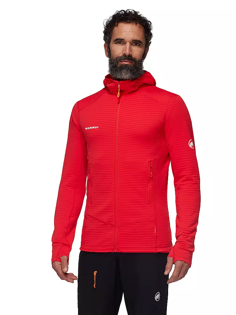 MAMMUT | Veste polaire homme Taiss Light ML à capuche | Rouge